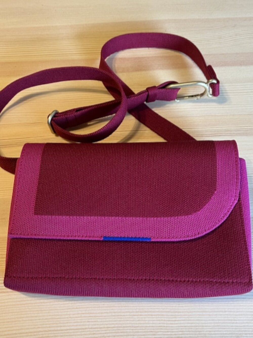 Rothy's Crossbody Bag - The Belt Bag in Beet Pink - Picture 2 of 9